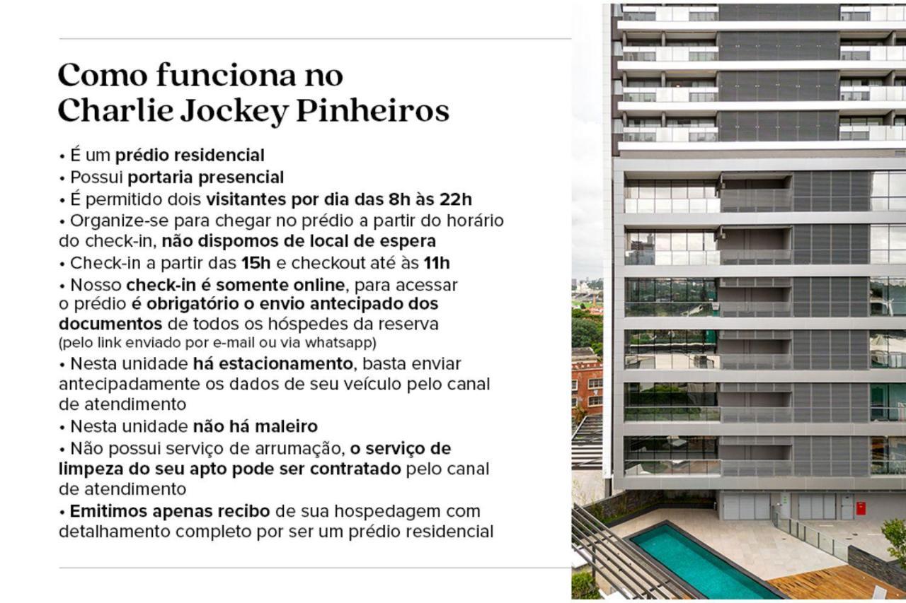 Appartamento Charlie Jockey Pinheiros San Paolo Esterno foto